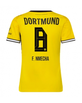 Borussia Dortmund Felix Nmecha #8 Maglia Gara Casa Repliche 2026-27 Donna Maniche Corte Borussia Dortmund Felix Nmecha #8 Maglia Gara Casa Repliche 2026-27 Donna Maniche Corte